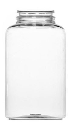 200ml Clear PET Pill Jar, 43mm Neck